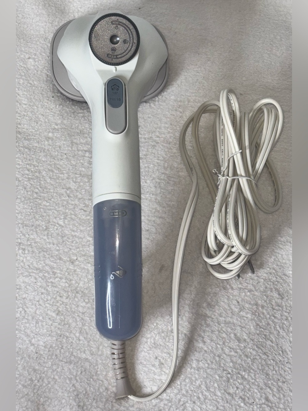 Handheld Fabric Steamer - White & Light Gray - Unknown Brand